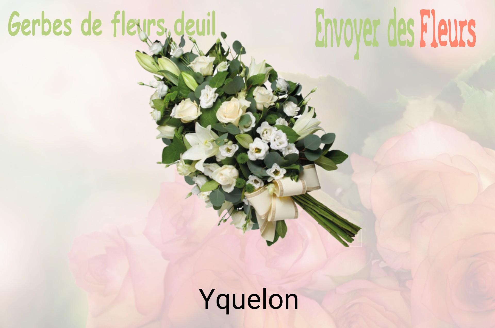 Gerbe de fleurs de deuil livrée à Yquelon